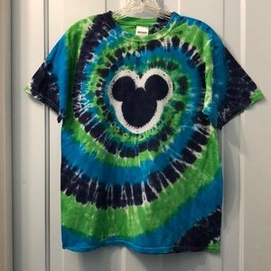 Tie dye tshirt Youth XL Mickey Mouse